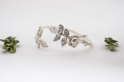 Rose & Leaves Bracelet