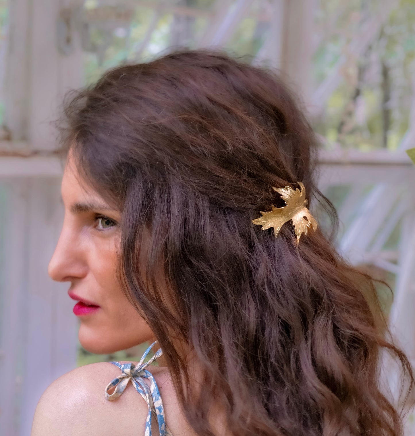 Preorder* Large Fig Leaf Barrette
