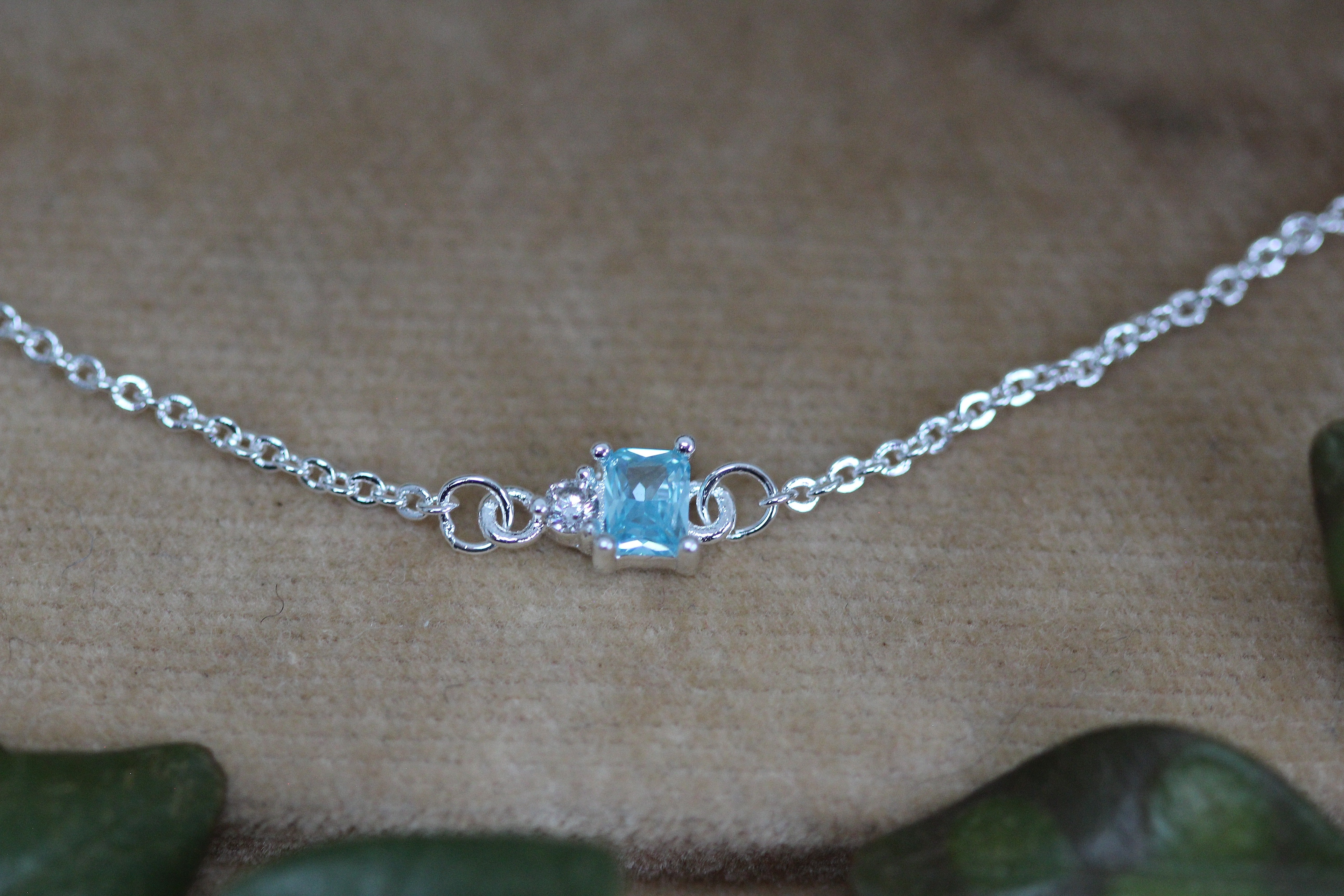 Blue Sky Crystal Necklace