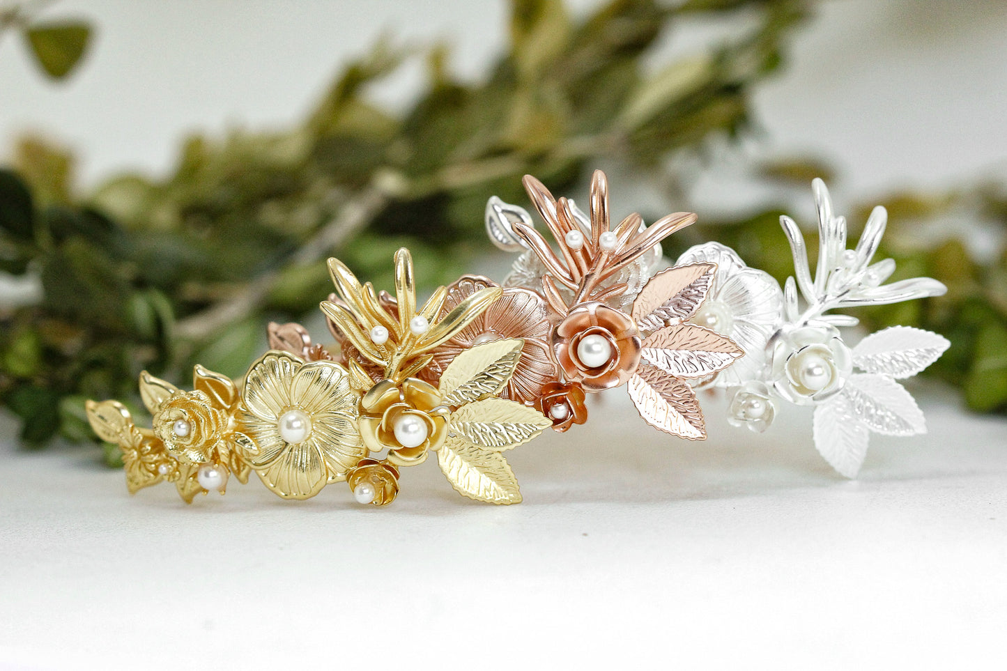 Royal Bloom Floral Hair Prong