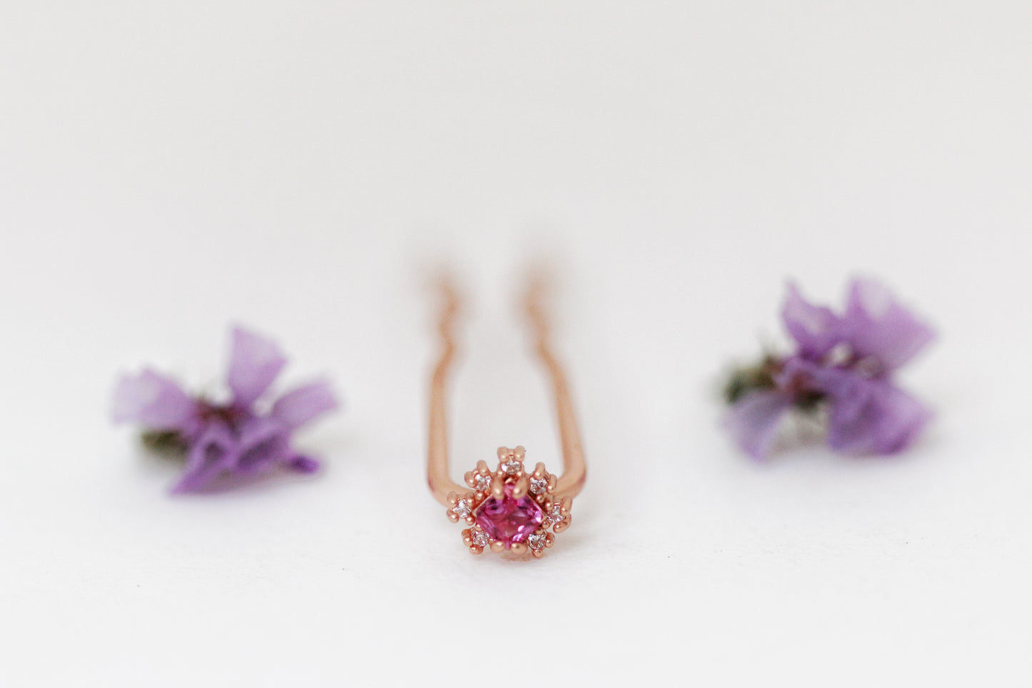 Mini Pink Sparkle Hair Pin