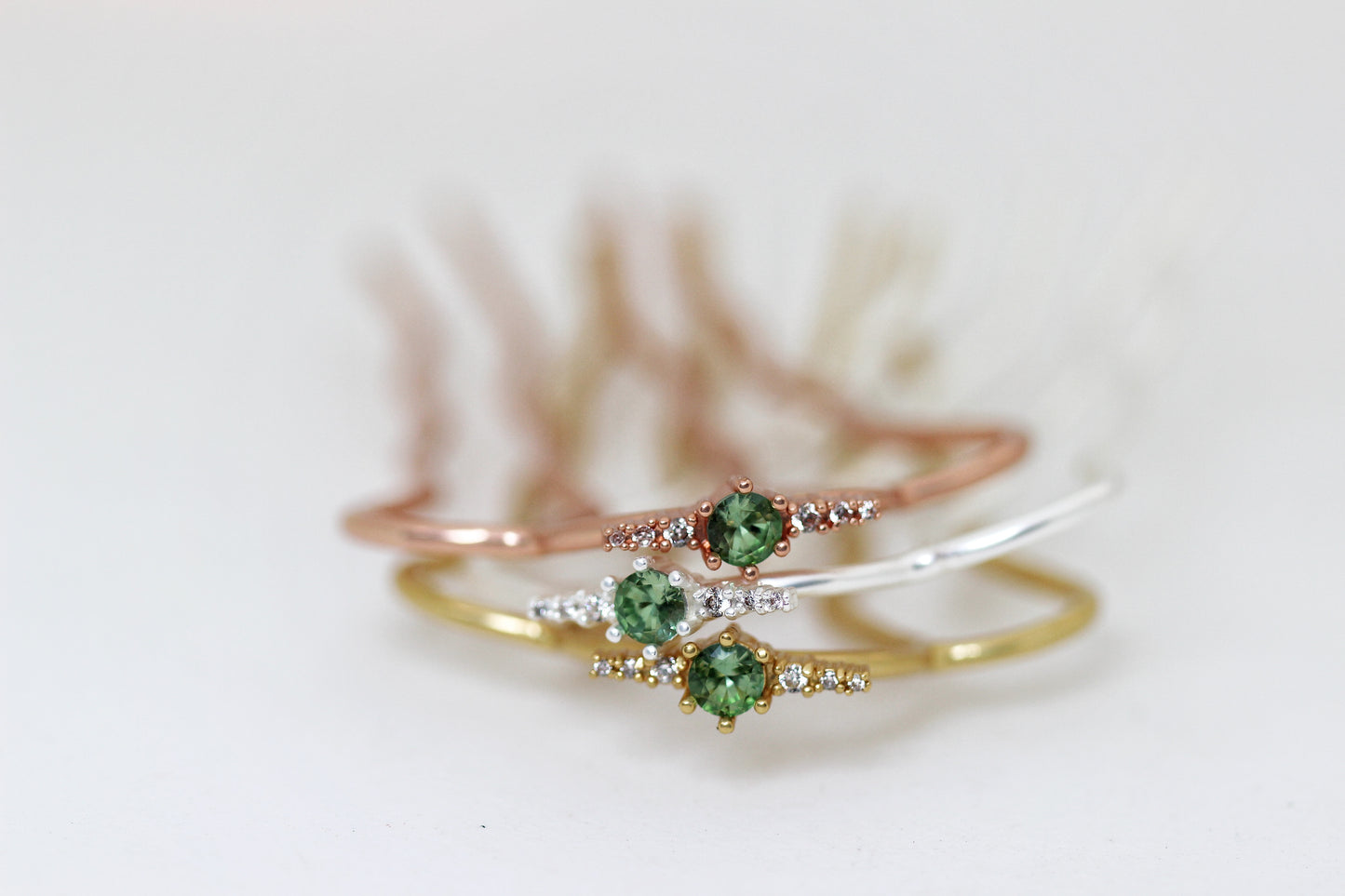 Sage Sparkle Pin Duo- 2 piece Set