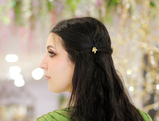 Baby Maple Leaf Hair Pin