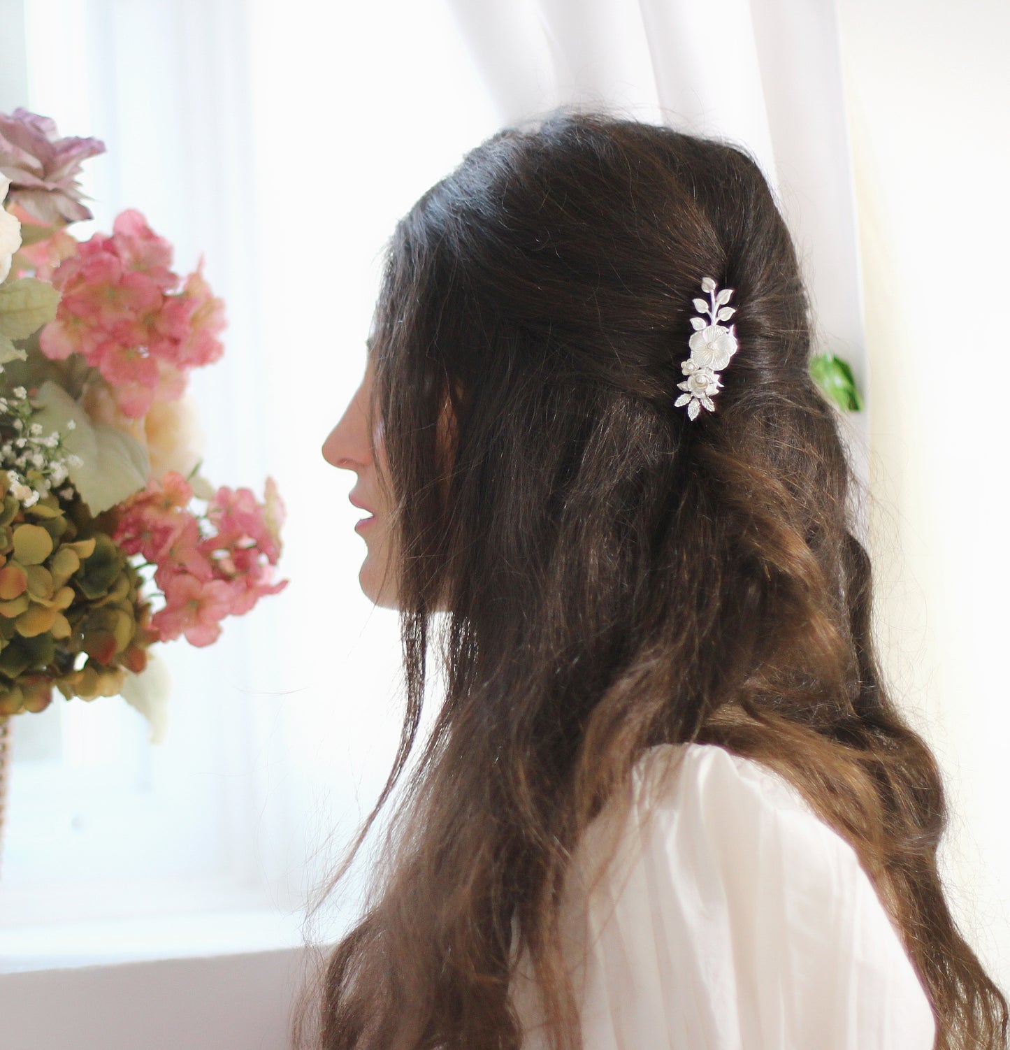 Royal Blooming Floral Hair Prong