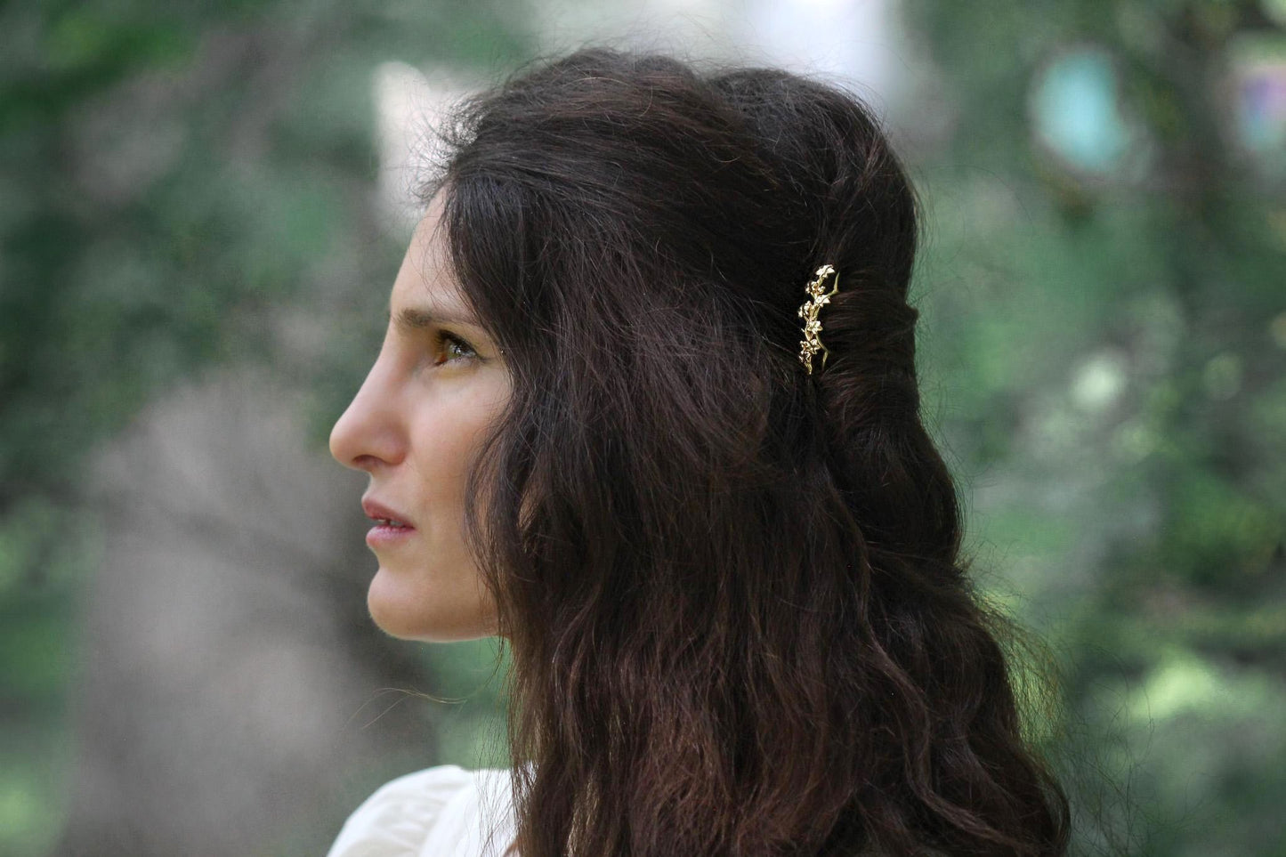 Wild Ivy Leaves Hair Prong