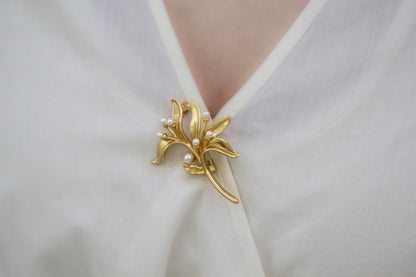 Made to Order* Pearls Bouquet Brooch