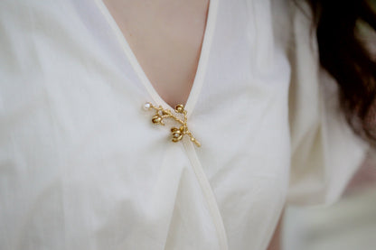 Made to Order* Magnolia Branch Brooch
