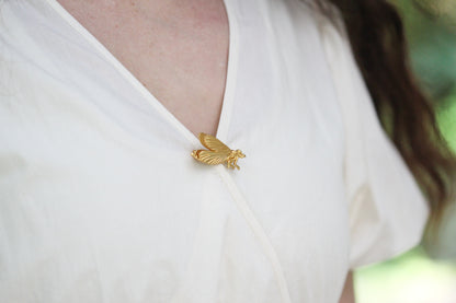 Flying Dragonfly Brooch