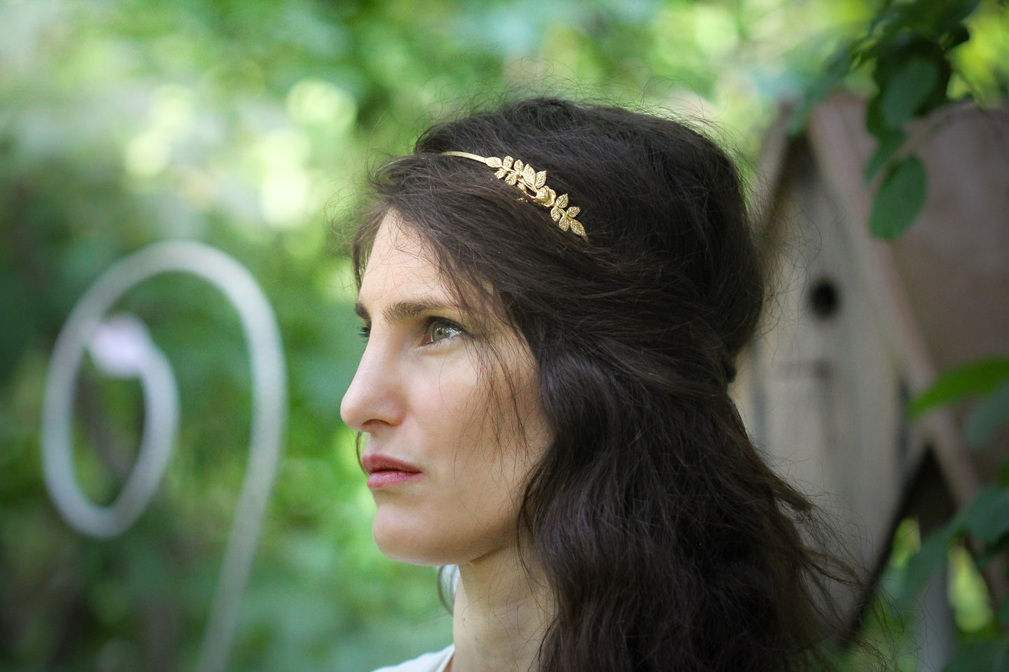 Rose & Leaves Headband