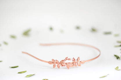 Rose & Leaves Headband