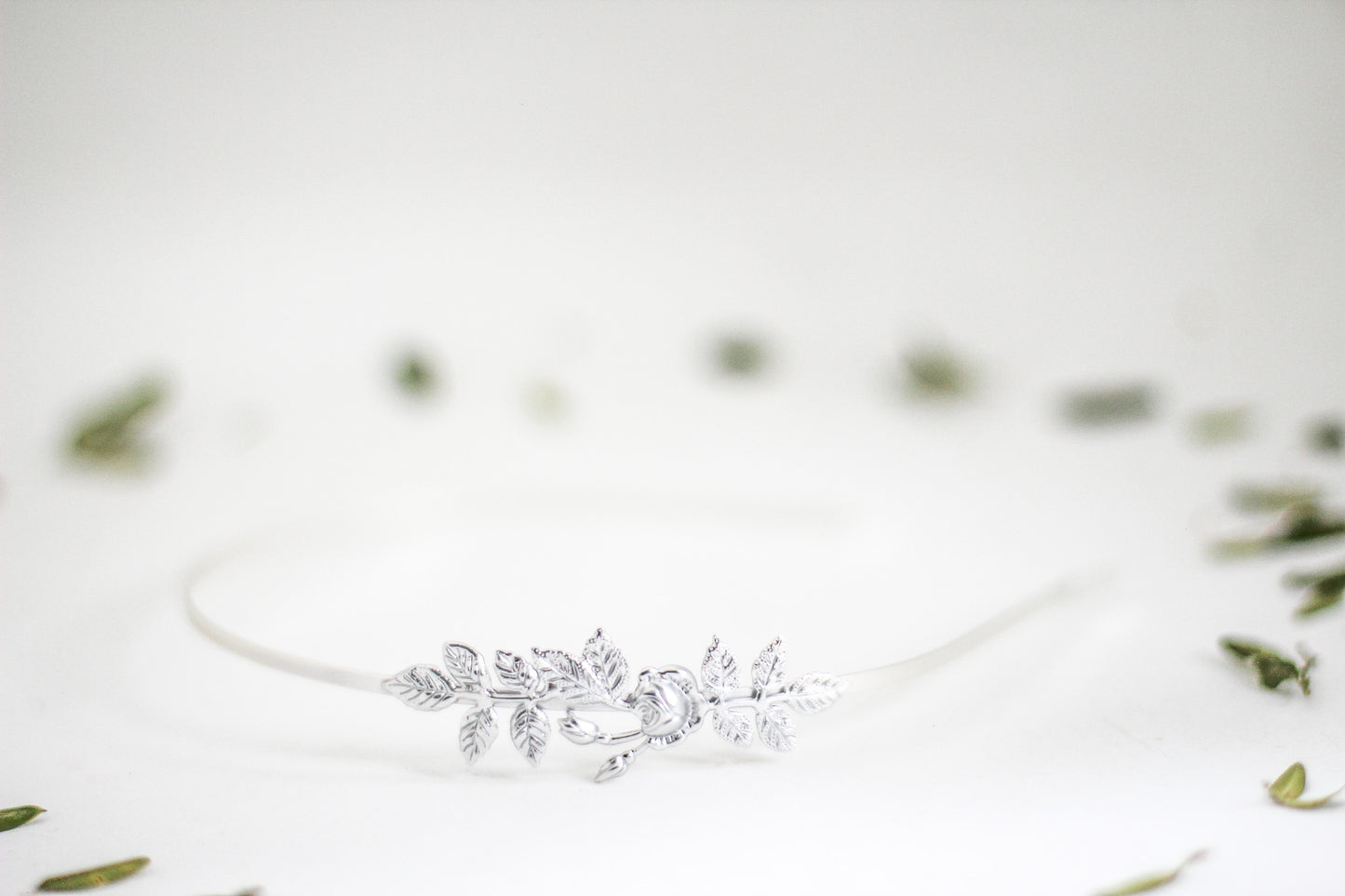 Rose & Leaves Headband