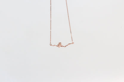 Owl Sitting on a Branch Necklace