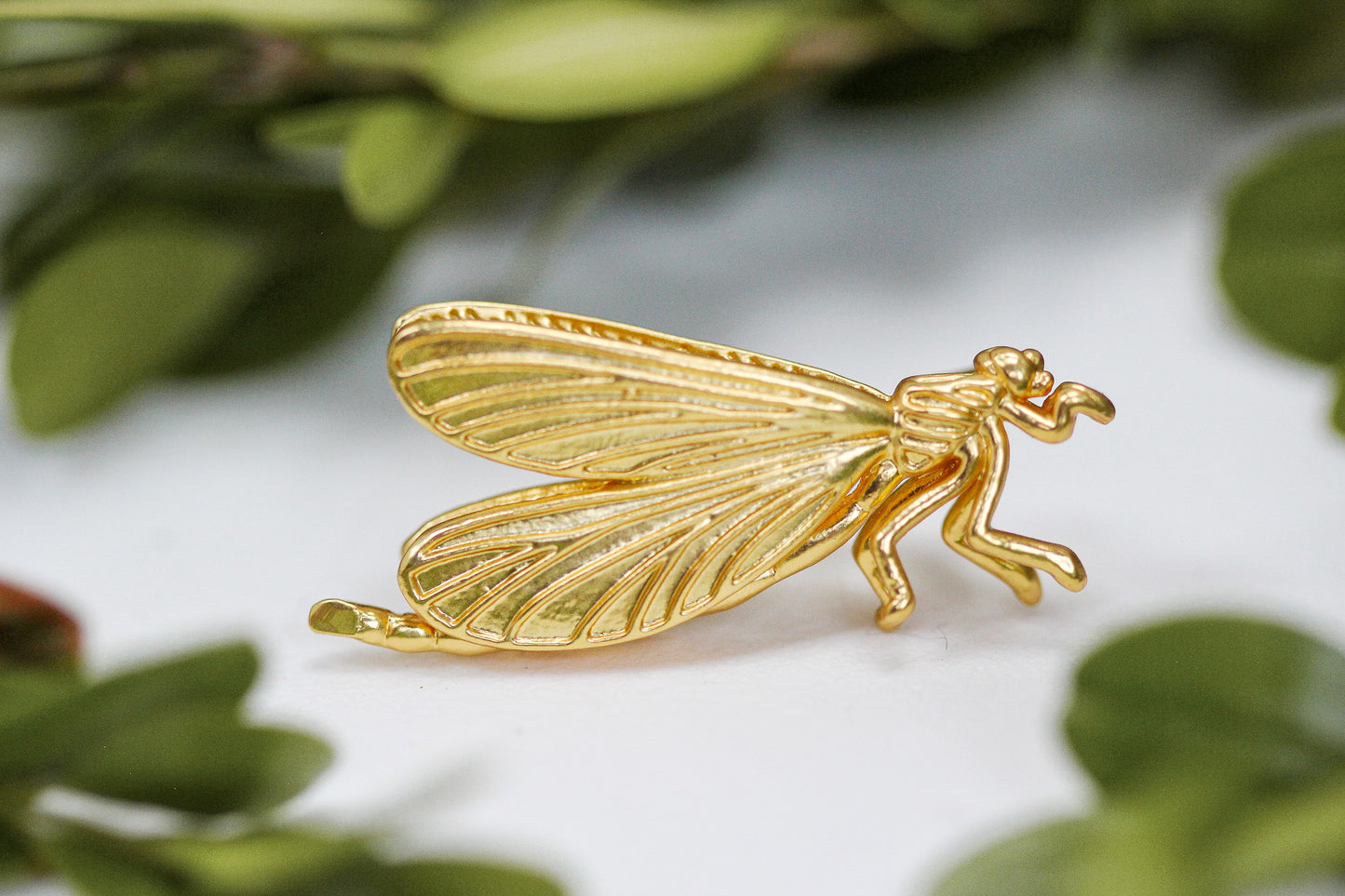 Flying Dragonfly Brooch