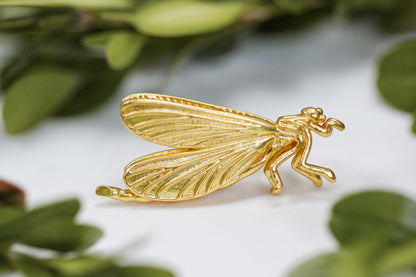 Flying Dragonfly Brooch
