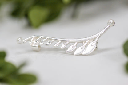 Wispy Leaves Brooch