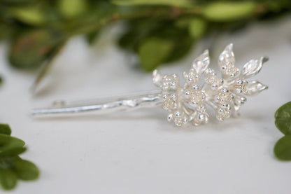 Lilac Floral Brooch