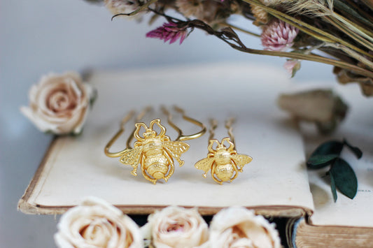 Queen Bee Pin Duo- 2 piece Set