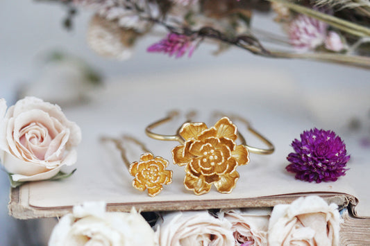 Peony Pin Duo- 2 piece Set