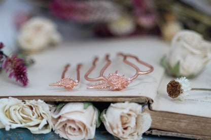 Conch Pin Duo - 2 piece Set