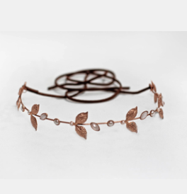 Double Leaf Pearl Flexible Wreath