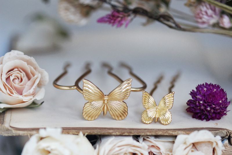 Butterfly Pin Duo- 2 piece Set