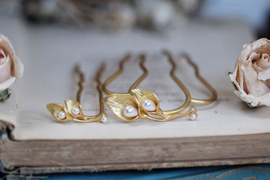 Calla Lily Pin Duo - 2 piece Set