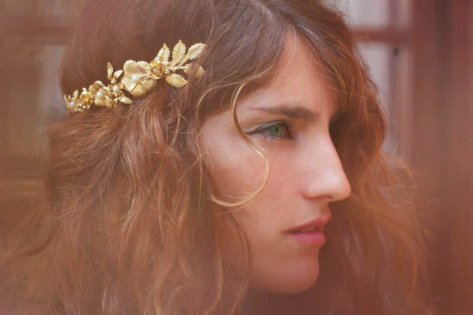 Royal Bloom Floral Goddess Crown