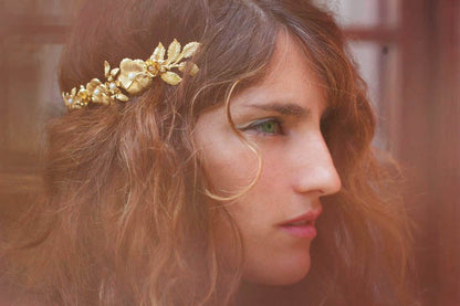Royal Bloom Floral Goddess Crown