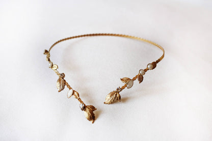 Made to Order* Crystals Pearls Leaves Choker