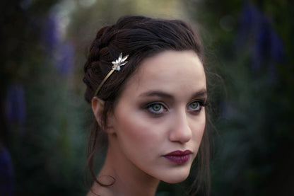Viviana Crystals Pearls Goddess Crown