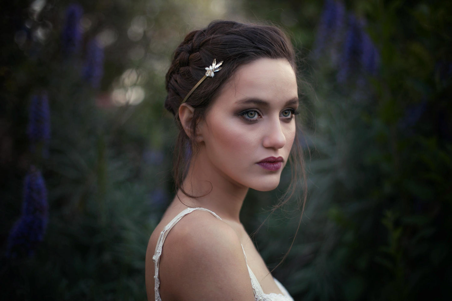 Viviana Crystals Pearls Goddess Crown