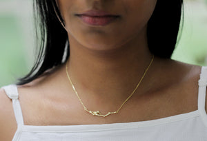 Preorder*** Bird Sitting on a Branch Necklace