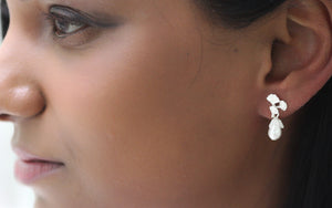 Ginkgo Pearls Earrings