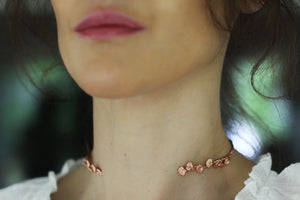 Ginkgo Leaves Branch Choker