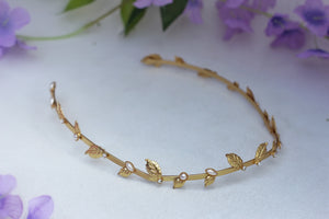 Preorder * Full Bloom Field Crystals & Pearls Goddess Crown