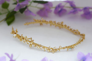 Full Whimsical Meadows Floral Goddess Crown