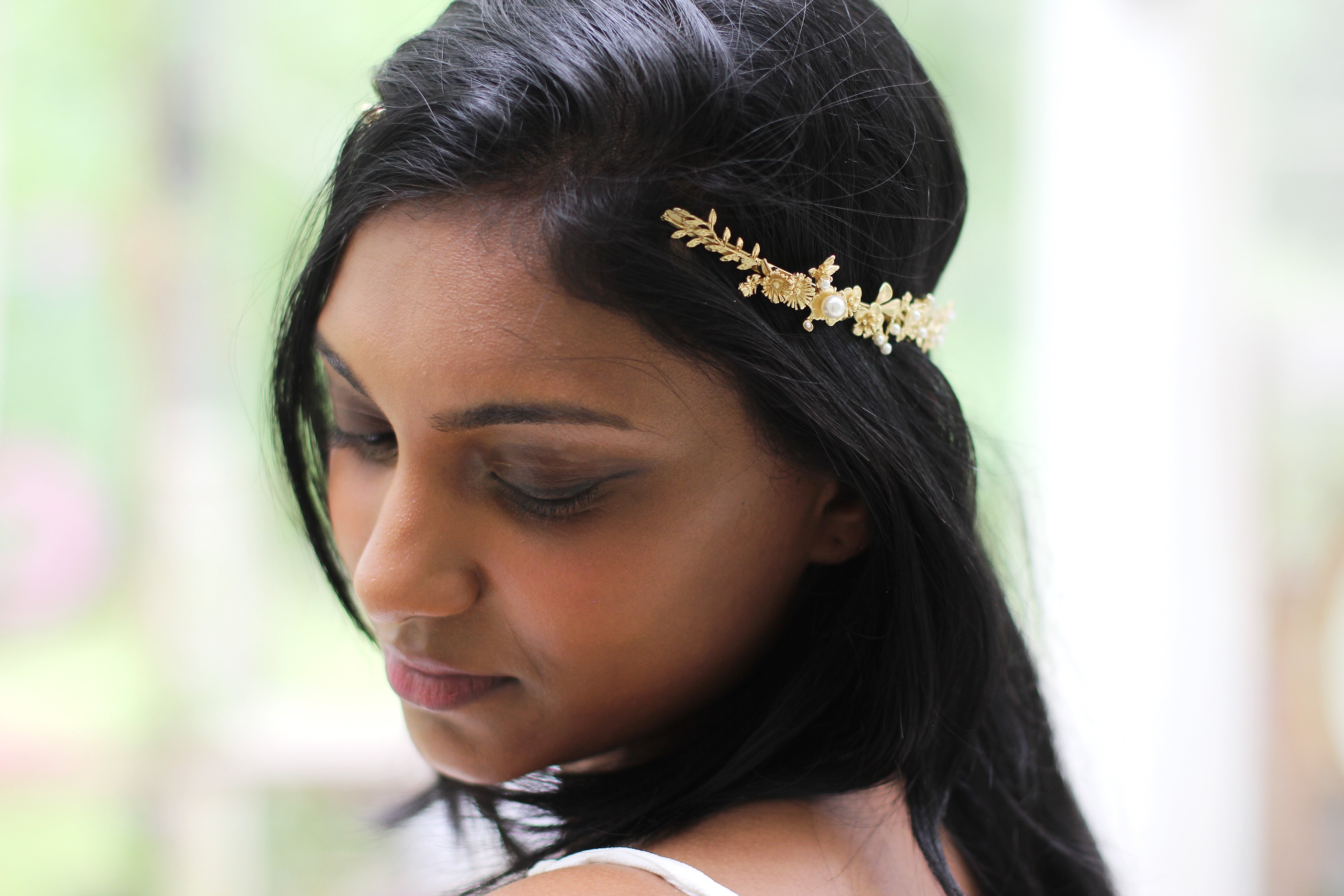 Full Whimsical Meadows Floral Goddess Crown