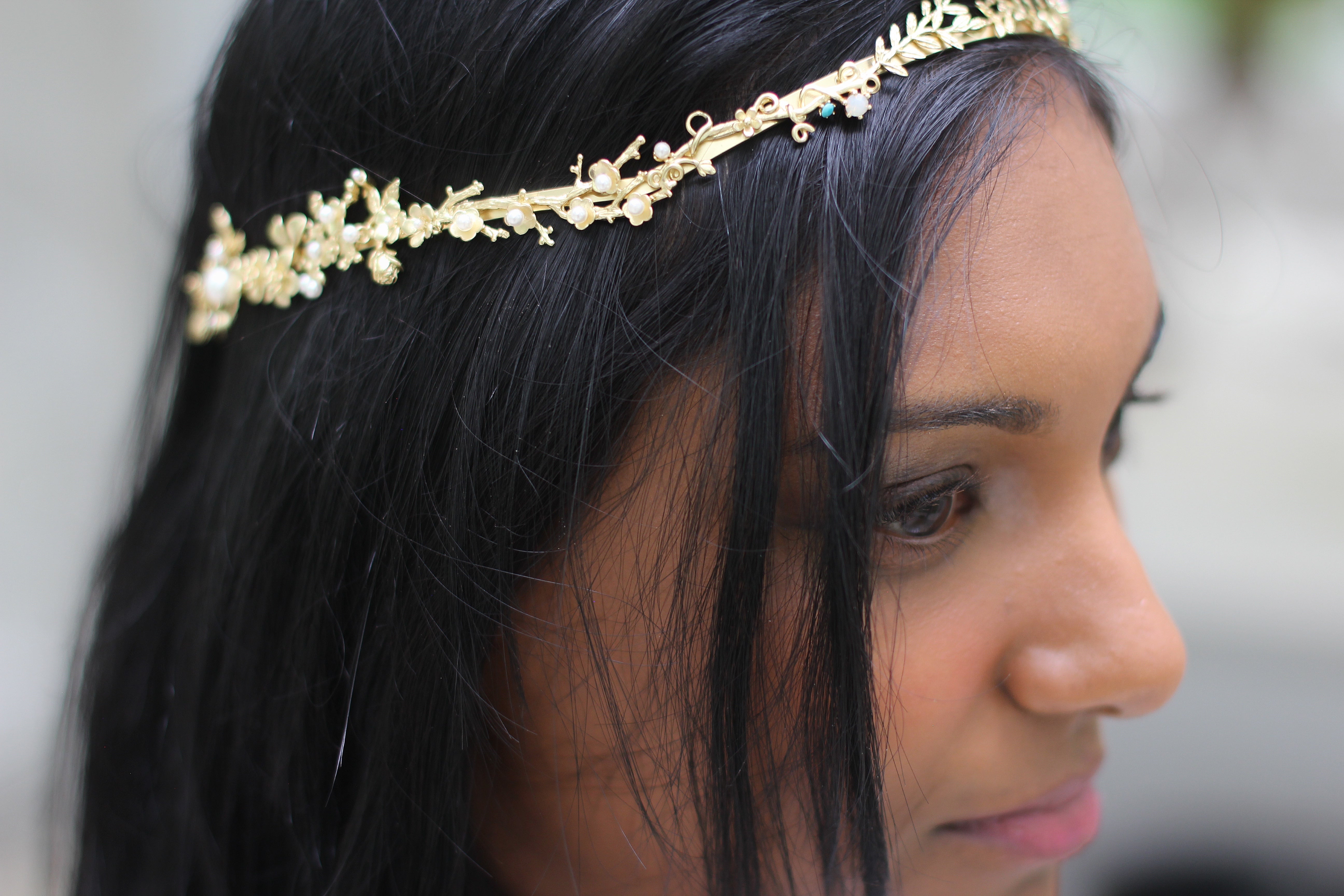 Full Whimsical Meadows Floral Goddess Crown