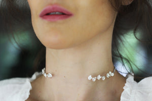 Ginkgo Leaves Branch Choker