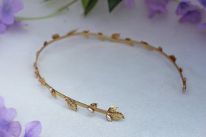 Preorder * Full Bloom Field Crystals & Pearls Goddess Crown