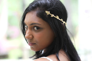 Full Bloom Field Crystals & Pearls Goddess Crown