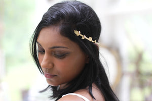 Full Bloom Field Crystals & Pearls Goddess Crown