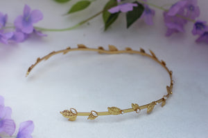 Preorder * Full Bloom Field Crystals & Pearls Goddess Crown