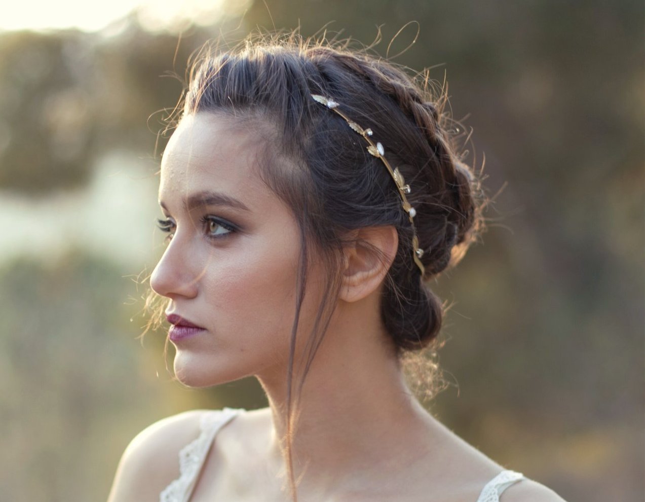 Preorder * Full Bloom Field Crystals & Pearls Goddess Crown