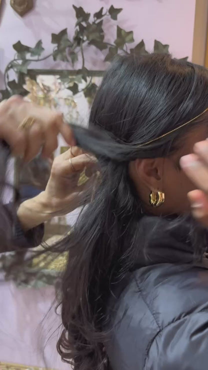 Preorder * Wild Ivy Leaves Hair Chain