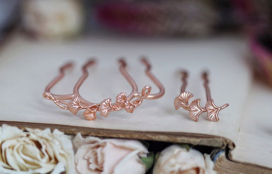 Ginkgo Pin Duo - 2 piece Set