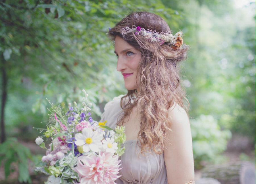 Flower Bouquet Goddess Crown – Avigail Adam