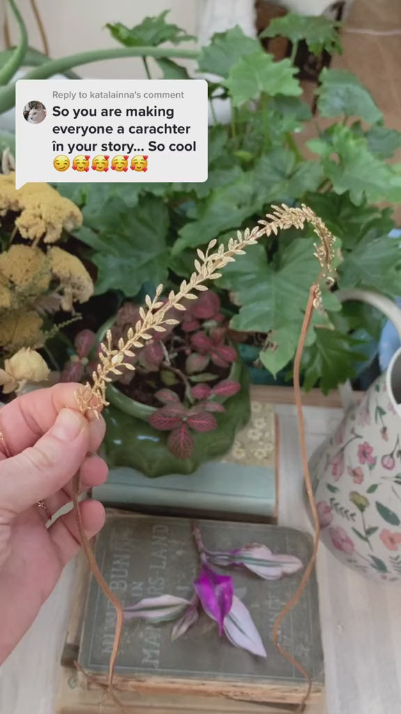 Wild Branches Leaves Wreath