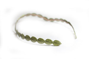 Preorder* Small Fabric Leaf Goddess Crown