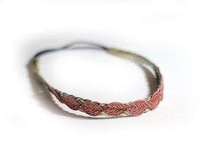 Stretchy fabric leaves Headband
